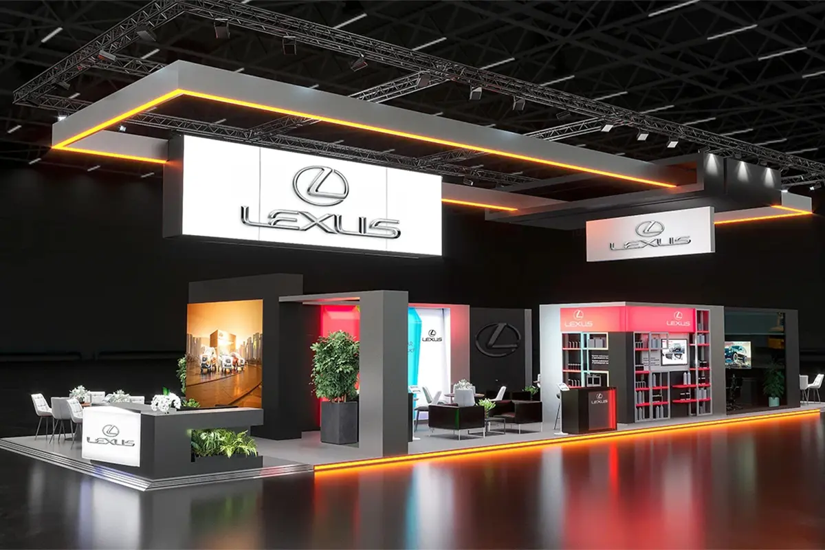 Lexus exhibition stand at Lexus exhibition stand Dubai, Dubai