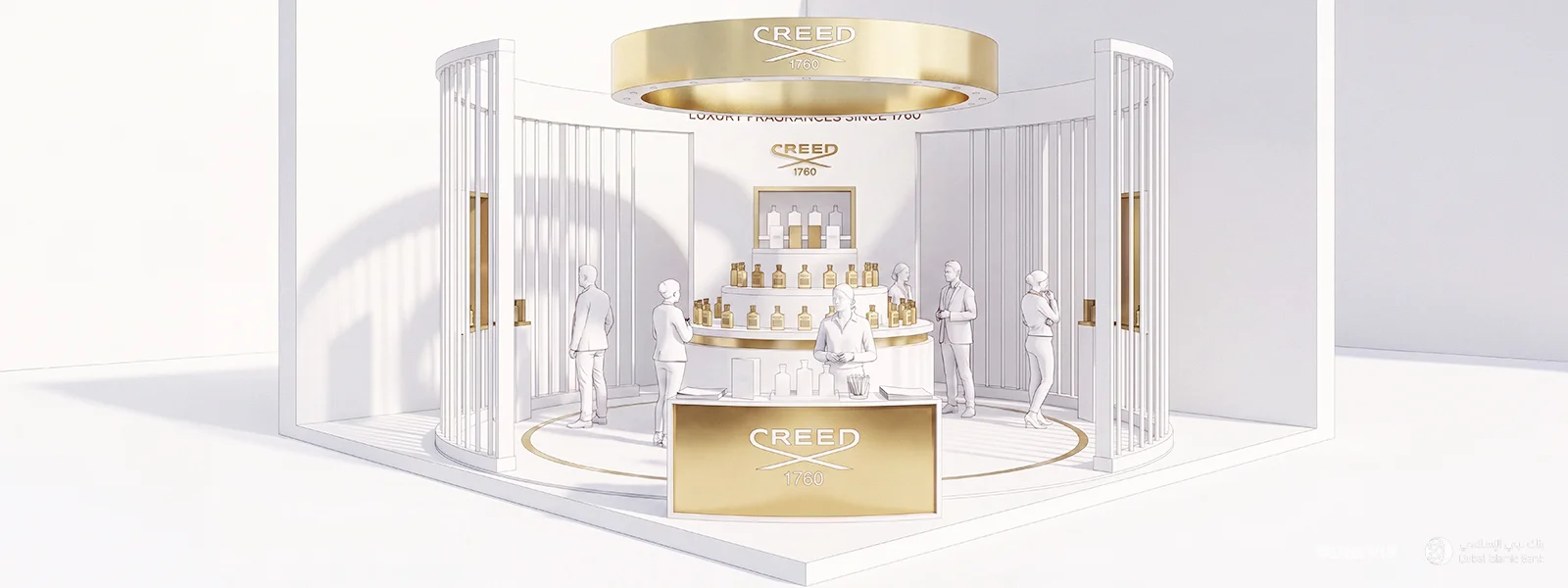 Creed 1760 pop-up stand Dubai