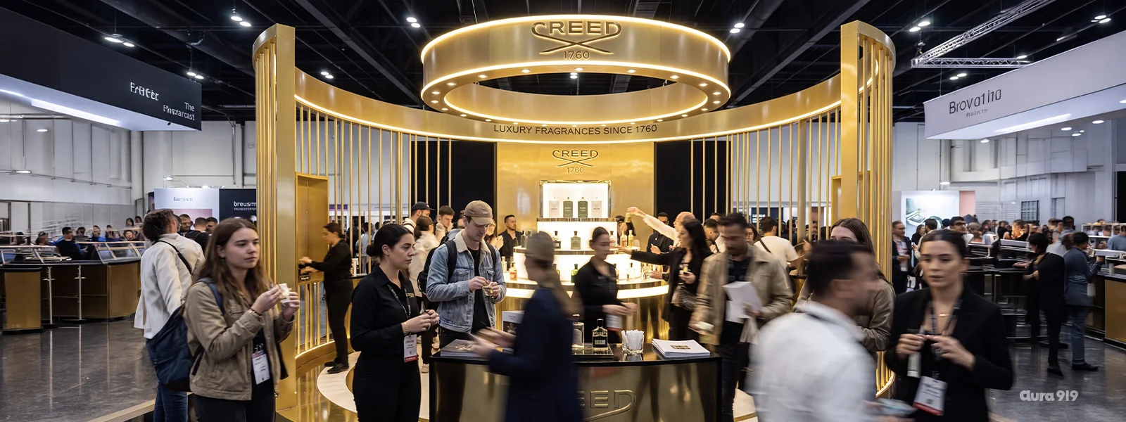Creed 1760 pop-up stand Dubai