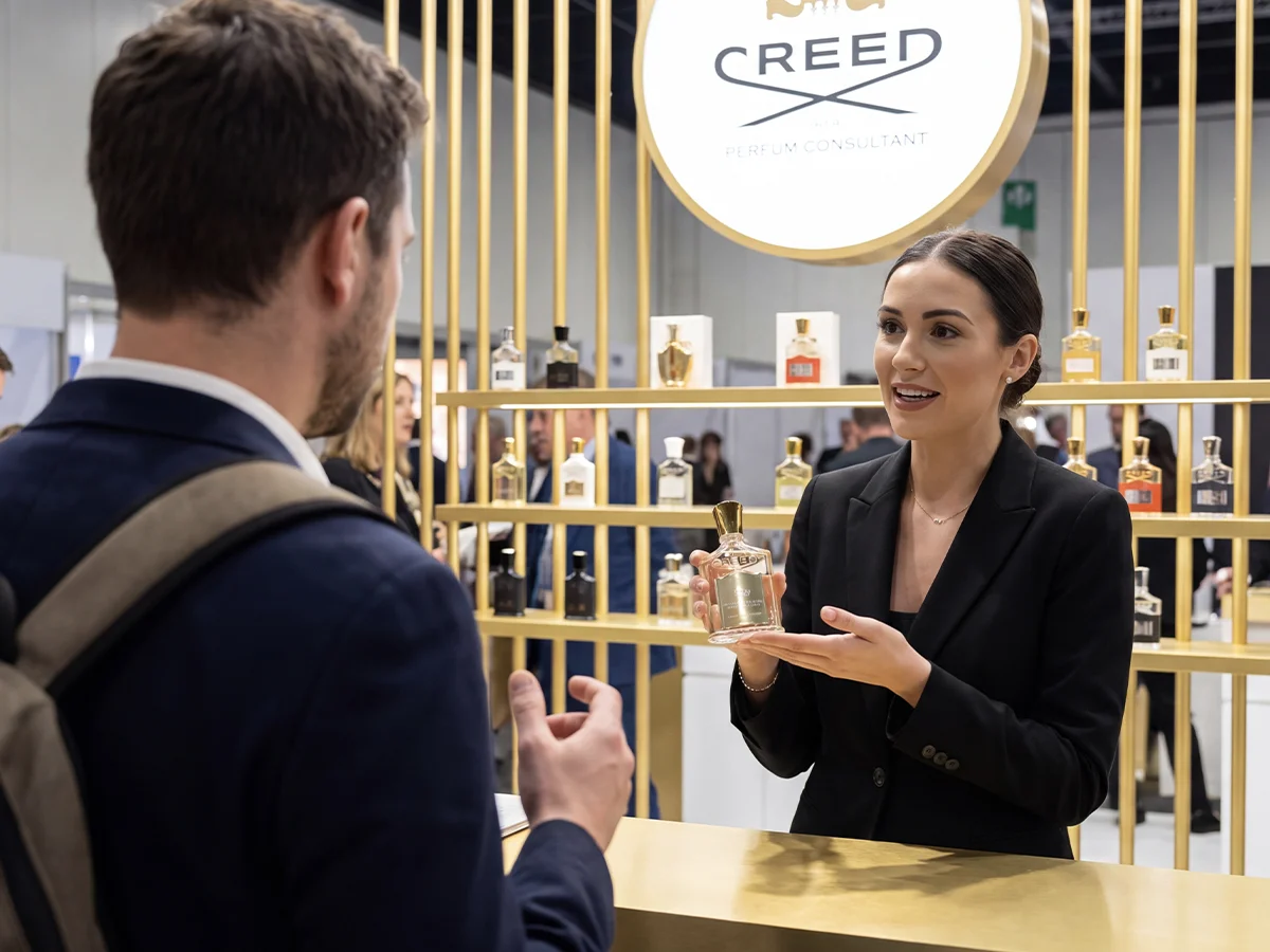 Creed 1760 pop-up stand Dubai